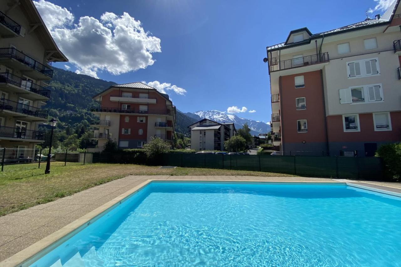 Flat In Residence With Swimming Pool サン・ジェルヴェ・レ・バン エクステリア 写真